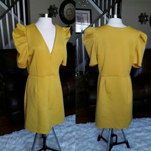 New w/o tag yellow asos dress
